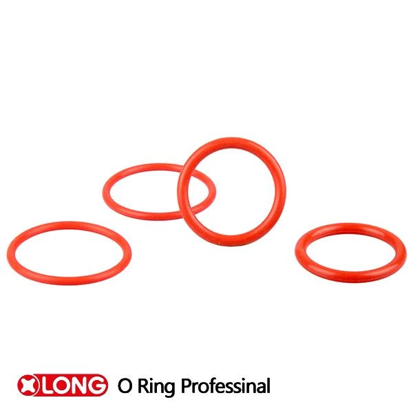 Maxsus qizil silikon O Ring